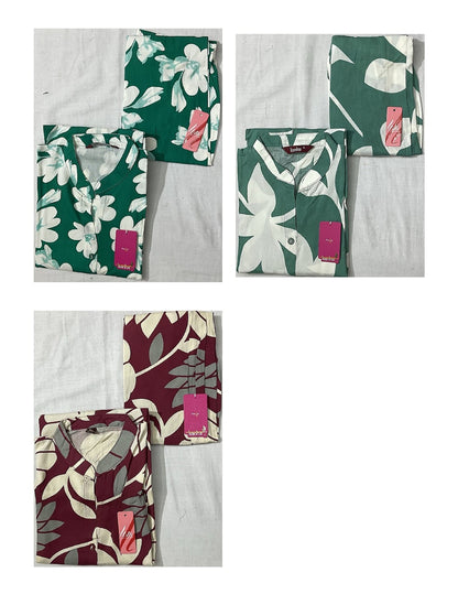 Liva Kingfisher Kanha Reyon Co Ord Set Wholesale