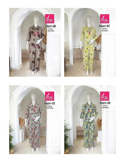 Liva Preeti Ayg Rayon Co Ord Set Wholesale Price