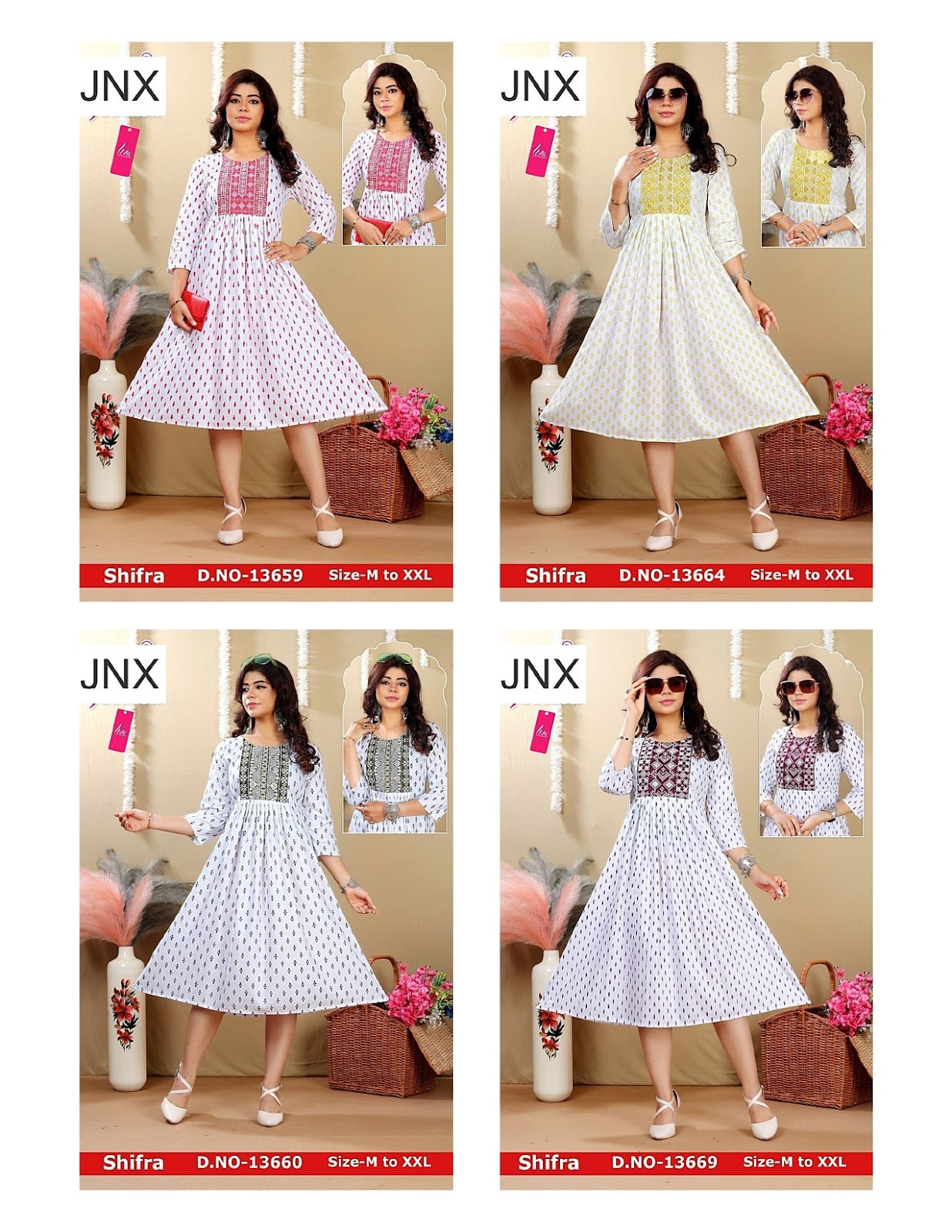 Liva Shifra Jnx Rayon Anarkali Kurtis Manufacturer Gujarat