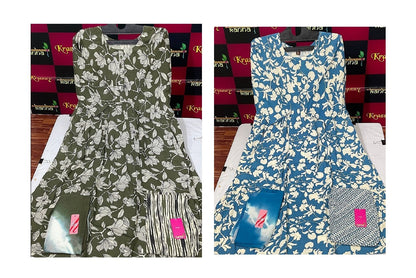 Liva Youtube With Pokcet Kanha Reyon Readymade Anarkali Suits Wholesaler