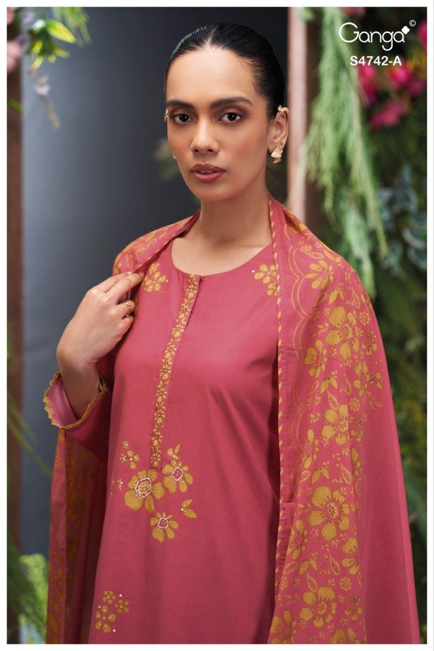 Livara S4742 Ganga Cotton Plazzo Style Suits Wholesaler India