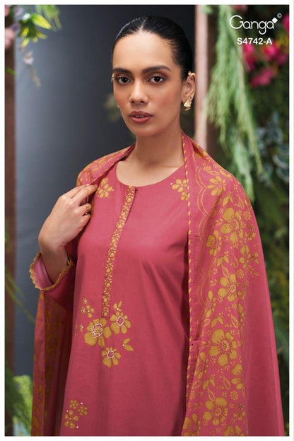 Livara S4742 Ganga Cotton Plazzo Style Suits Wholesaler India