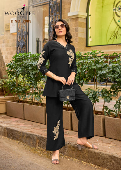 Livonia Wooglee Viscose Weaving Co Ord Set Supplier