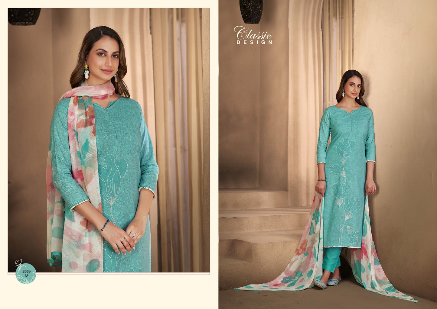 Liyana Sargam Prints Cambric Pant Style Suits Supplier Ahmedabad