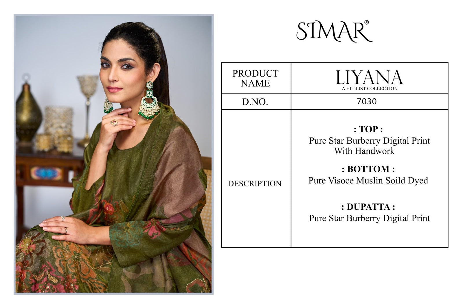 Liyana Simar Pant Style Suits Wholesaler India