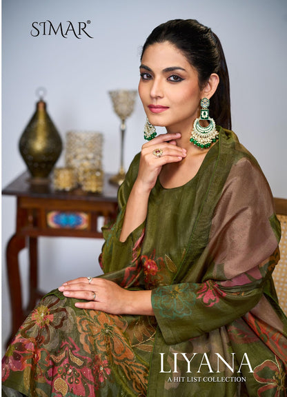 Liyana Simar Pant Style Suits Wholesaler India