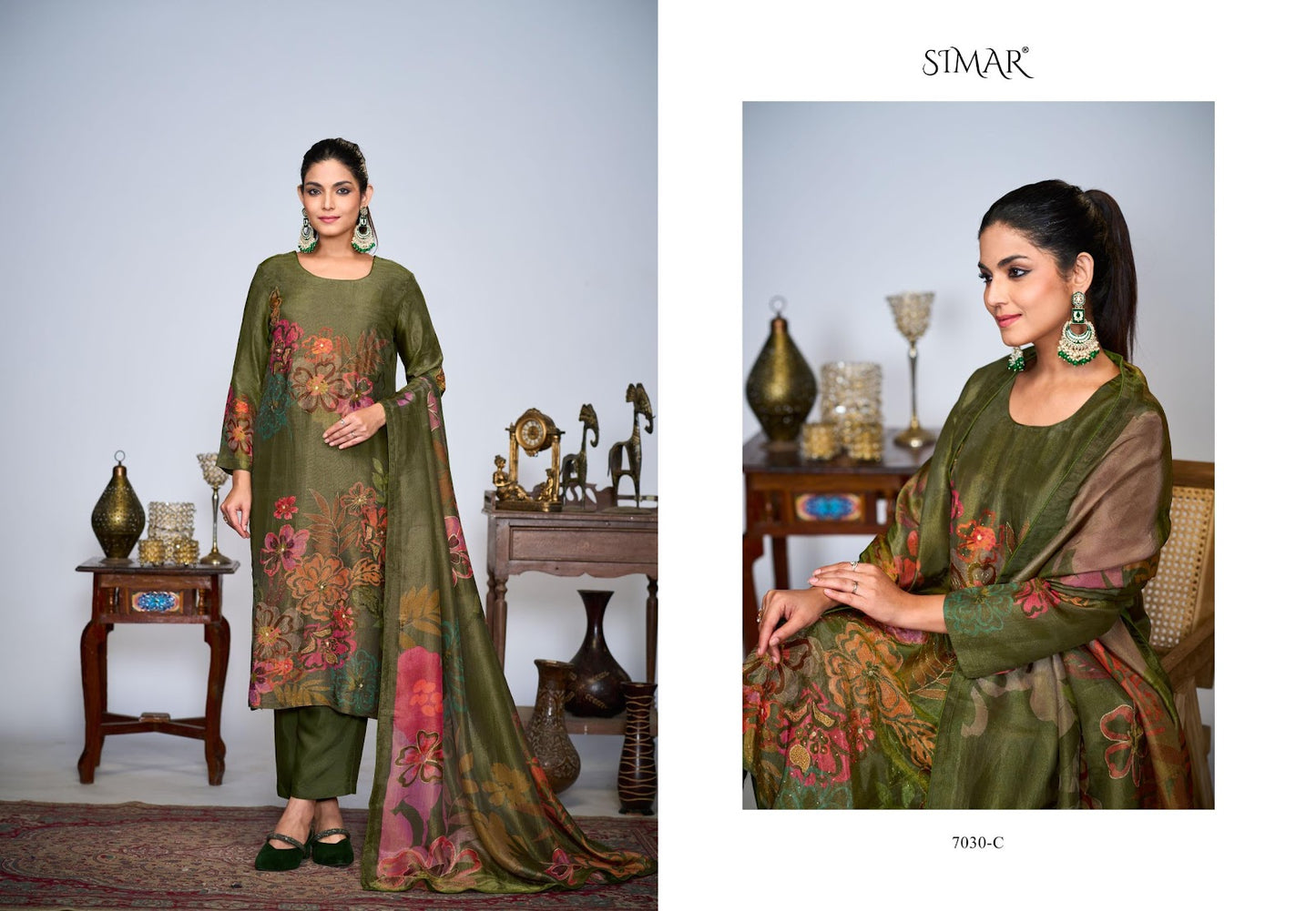 Liyana Simar Pant Style Suits Wholesaler India