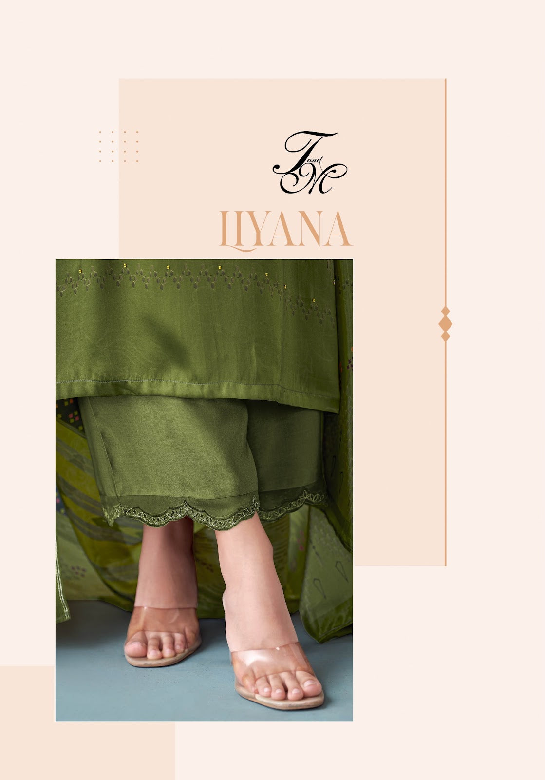 Liyana Tm Satin Silk Pant Style Suits Wholesaler