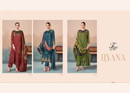 Liyana Tm Satin Silk Pant Style Suits Wholesaler
