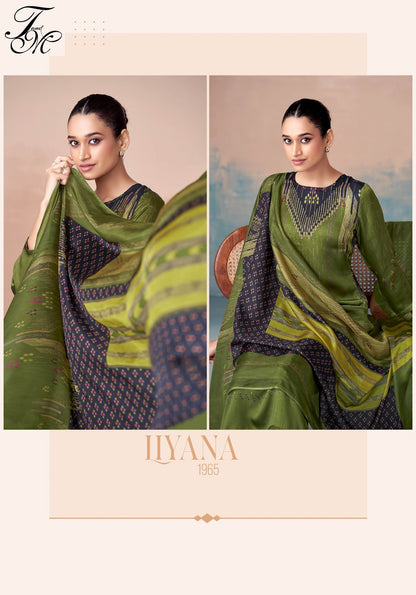 Liyana Tm Satin Silk Pant Style Suits Wholesaler