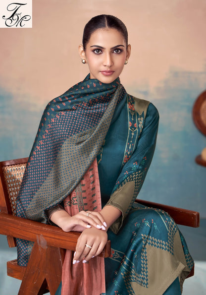 Liyana Tm Satin Silk Pant Style Suits Wholesaler
