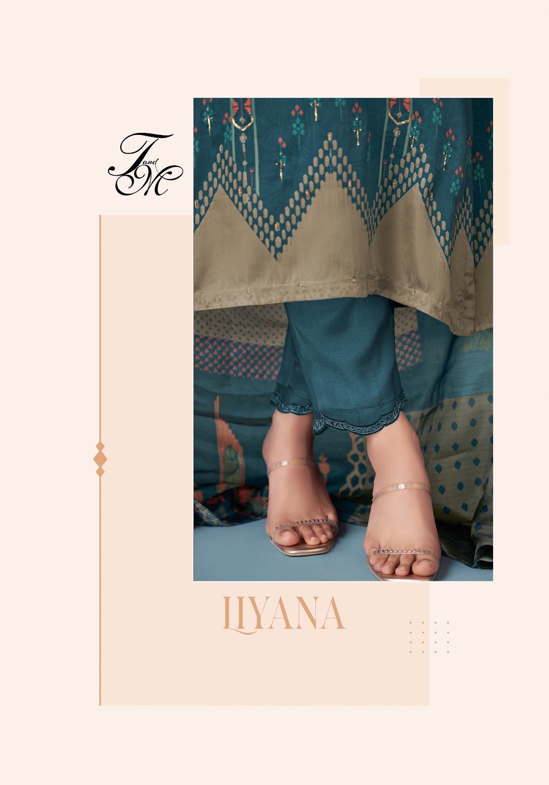 Liyana Tm Satin Silk Pant Style Suits Wholesaler