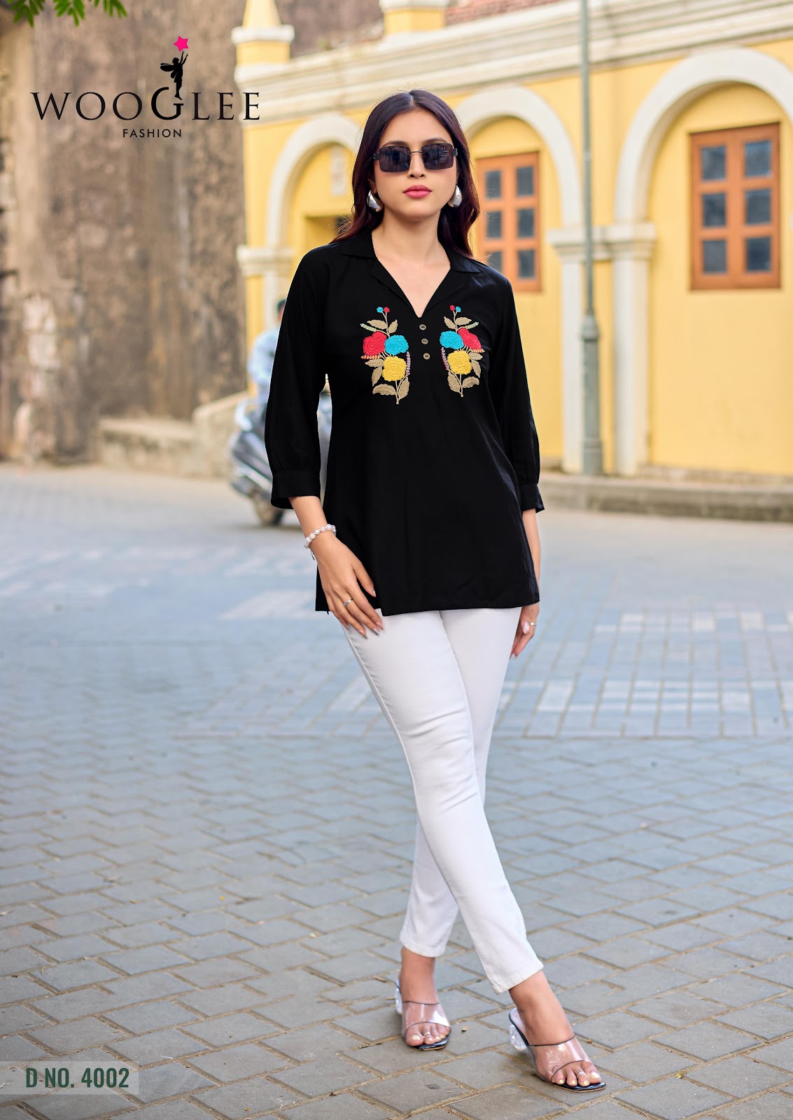 Liyana Wooglee Rayon Fancy Tops Manufacturer India