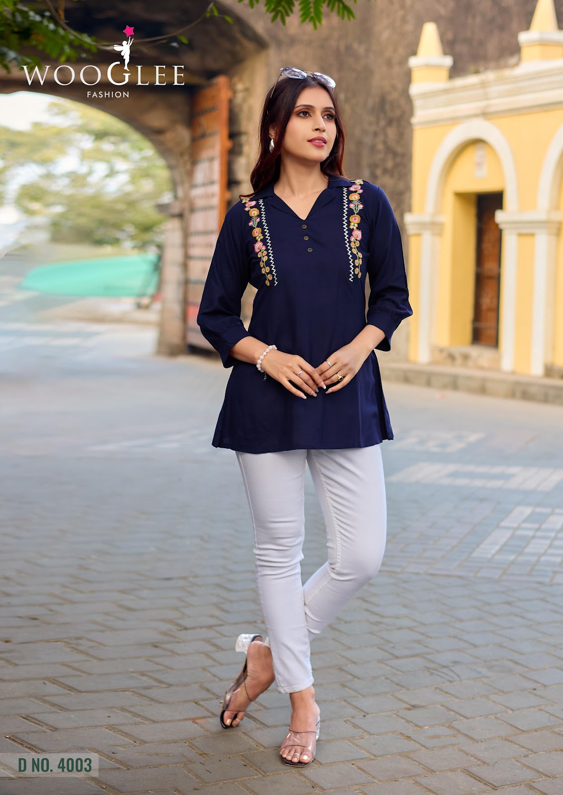 Liyana Wooglee Rayon Fancy Tops Manufacturer India