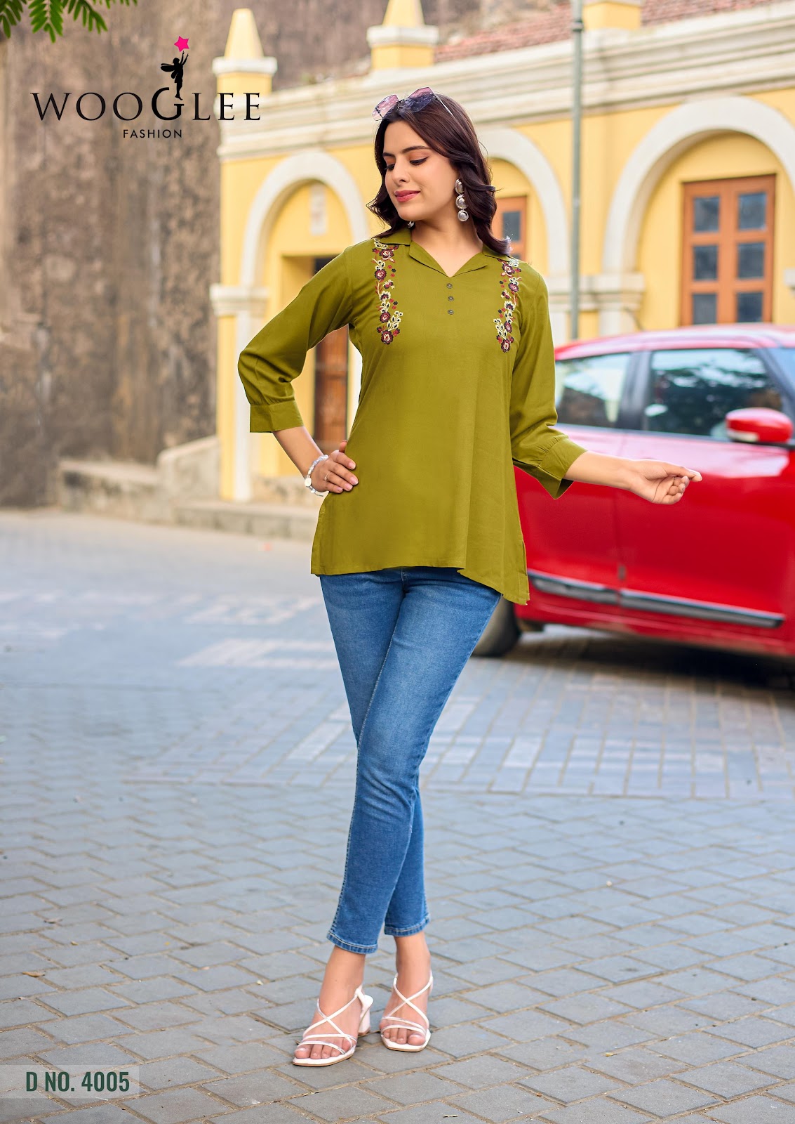 Liyana Wooglee Rayon Fancy Tops Manufacturer India