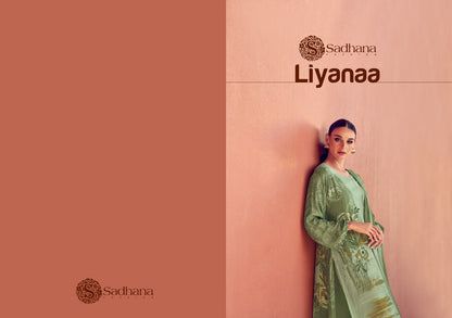 Liyanaa Sadhana Muslin Silk Pant Style Suits Exporter India