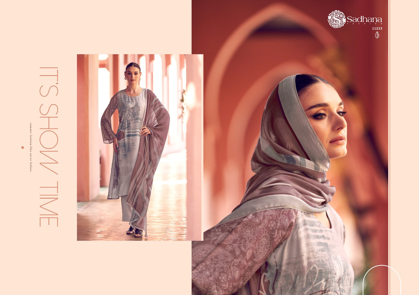 Liyanaa Sadhana Muslin Silk Pant Style Suits Exporter India