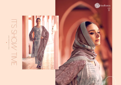 Liyanaa Sadhana Muslin Silk Pant Style Suits Exporter India