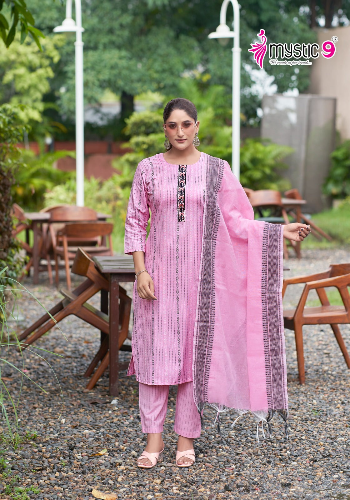 Liza Mystic 9 Handloom Readymade Pant Style Suits Exporter