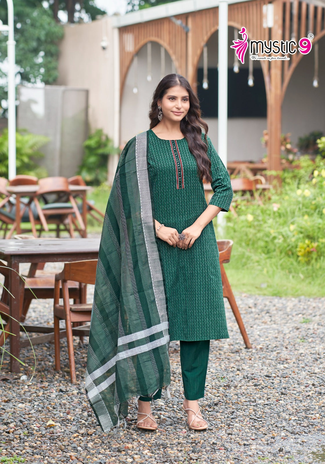 Liza Mystic 9 Handloom Readymade Pant Style Suits Exporter