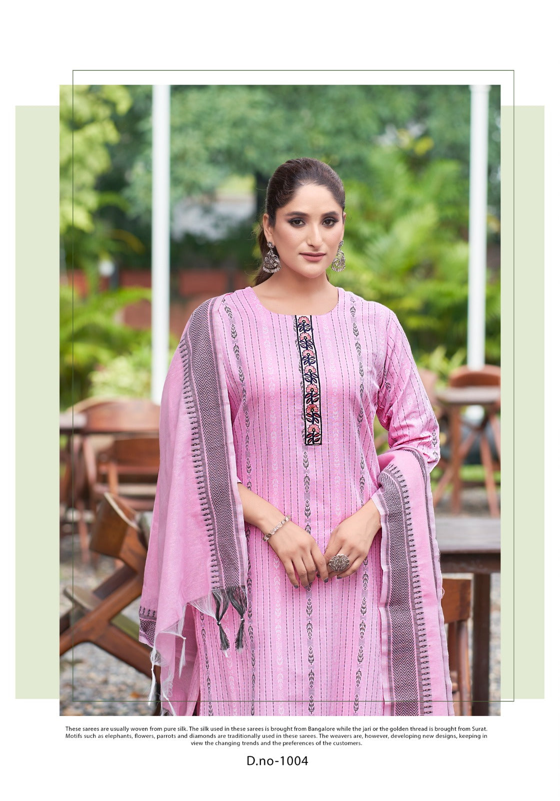 Liza Mystic 9 Handloom Readymade Pant Style Suits Exporter