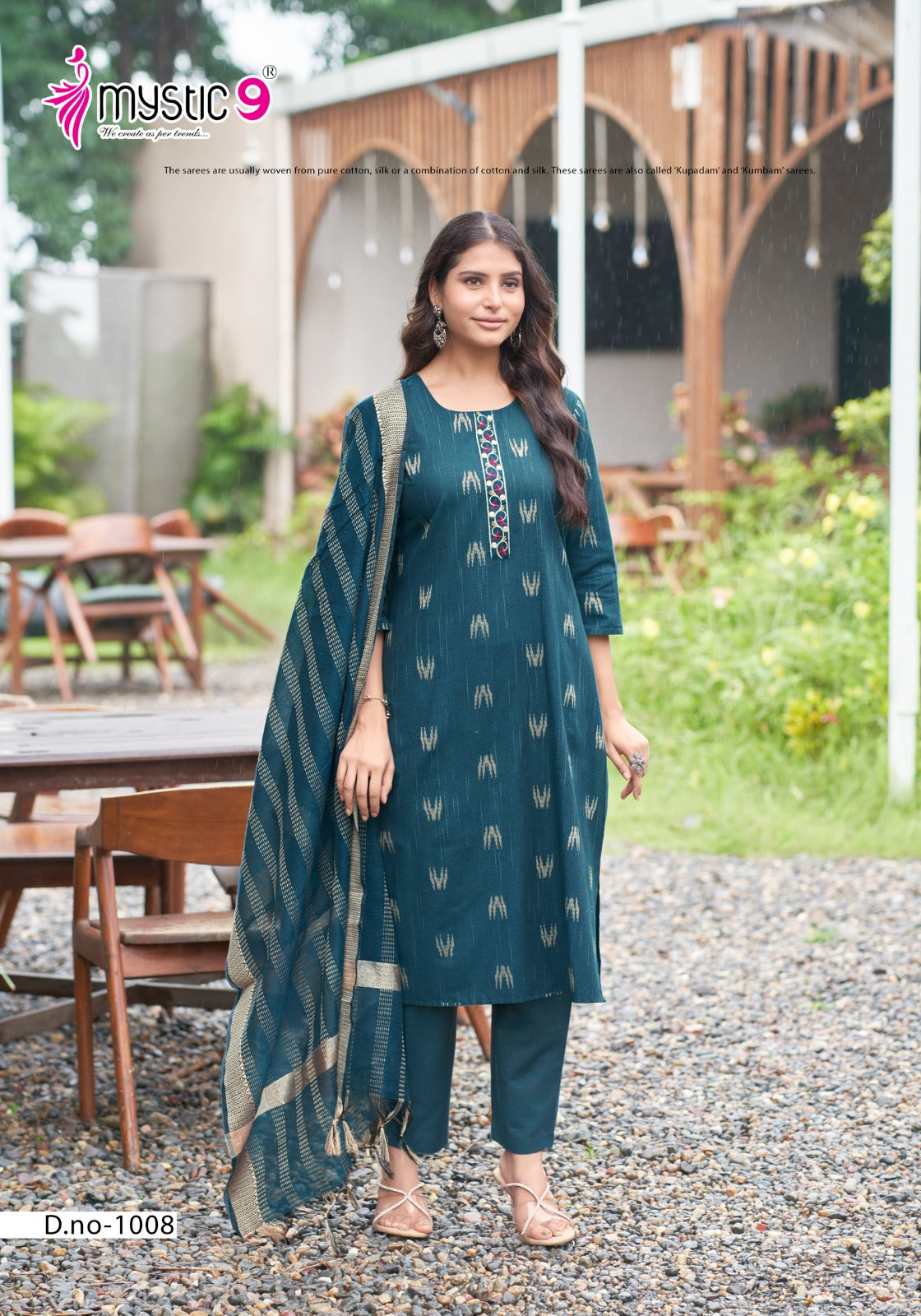 Liza Mystic 9 Handloom Readymade Pant Style Suits Exporter