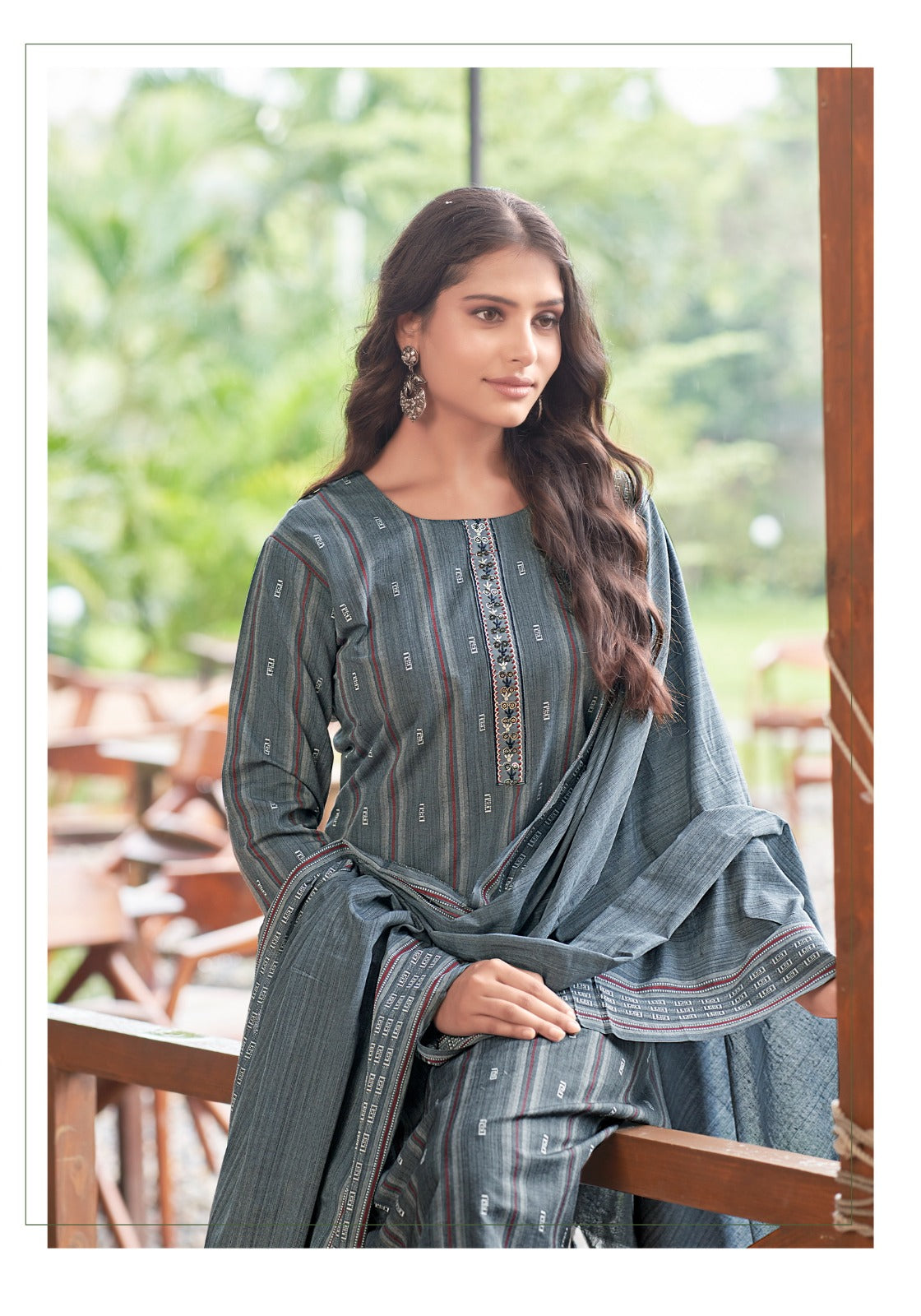 Liza Mystic 9 Handloom Readymade Pant Style Suits Exporter