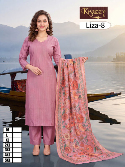 Liza Plain Krazzy Kanha Fancy Readymade Pant Style Suits Wholesaler India