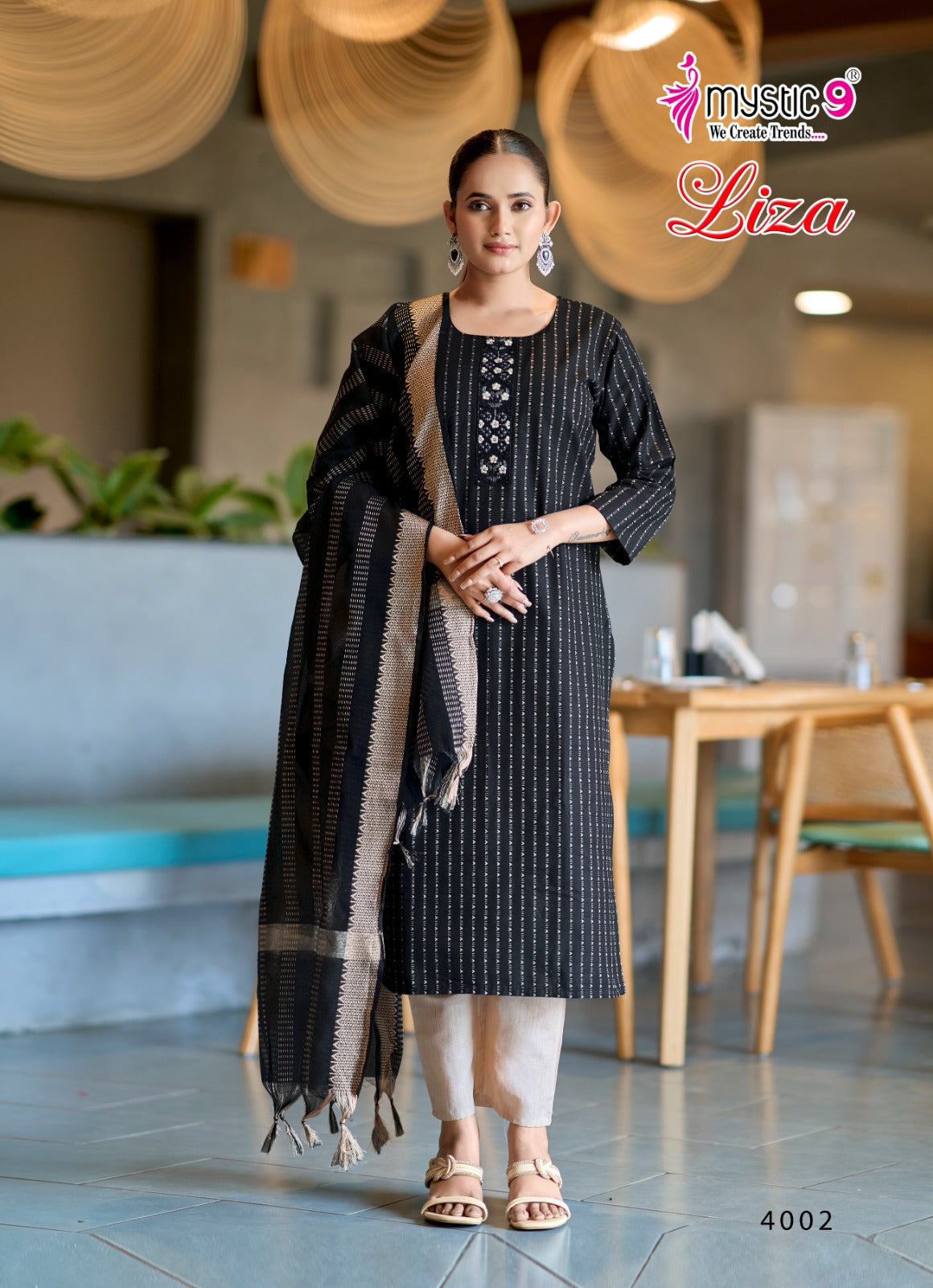 Liza Vol 4 Mystic 9 Cotton Readymade Pant Style Suits Wholesaler India
