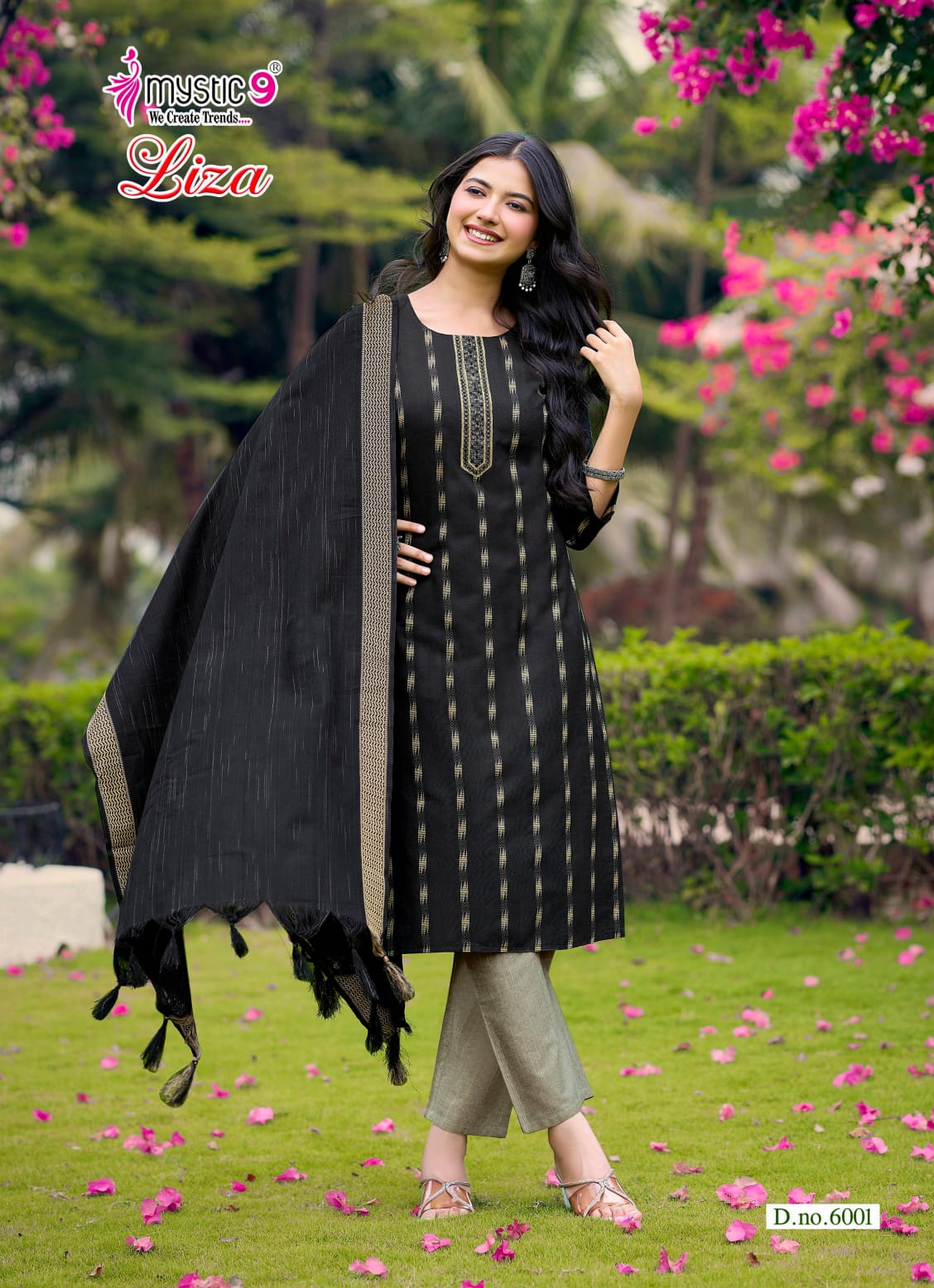 Liza Vol 6 Mystic 9 Handloom Readymade Pant Style Suits Supplier Gujarat