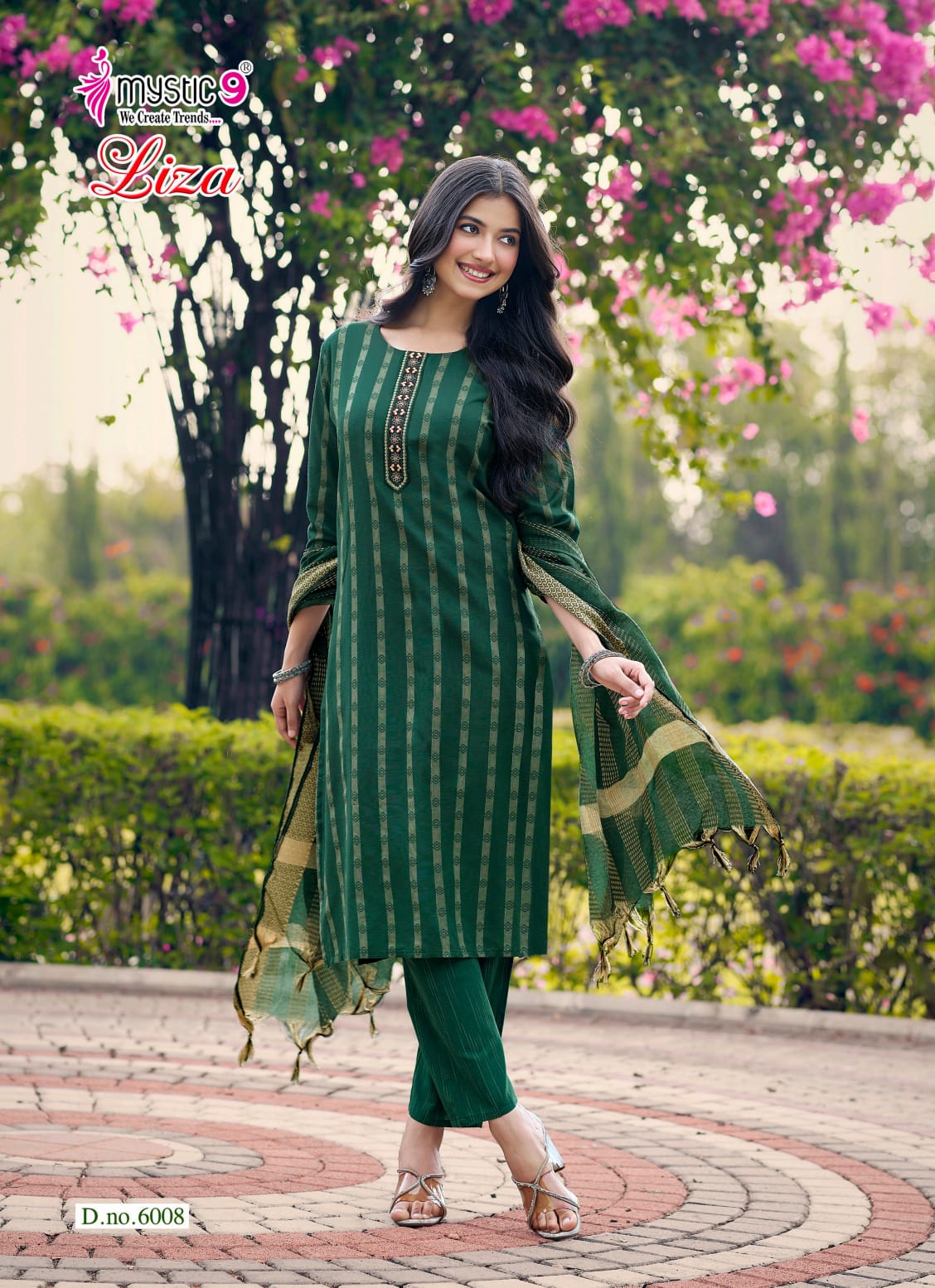 Liza Vol 6 Mystic 9 Handloom Readymade Pant Style Suits Supplier Gujarat