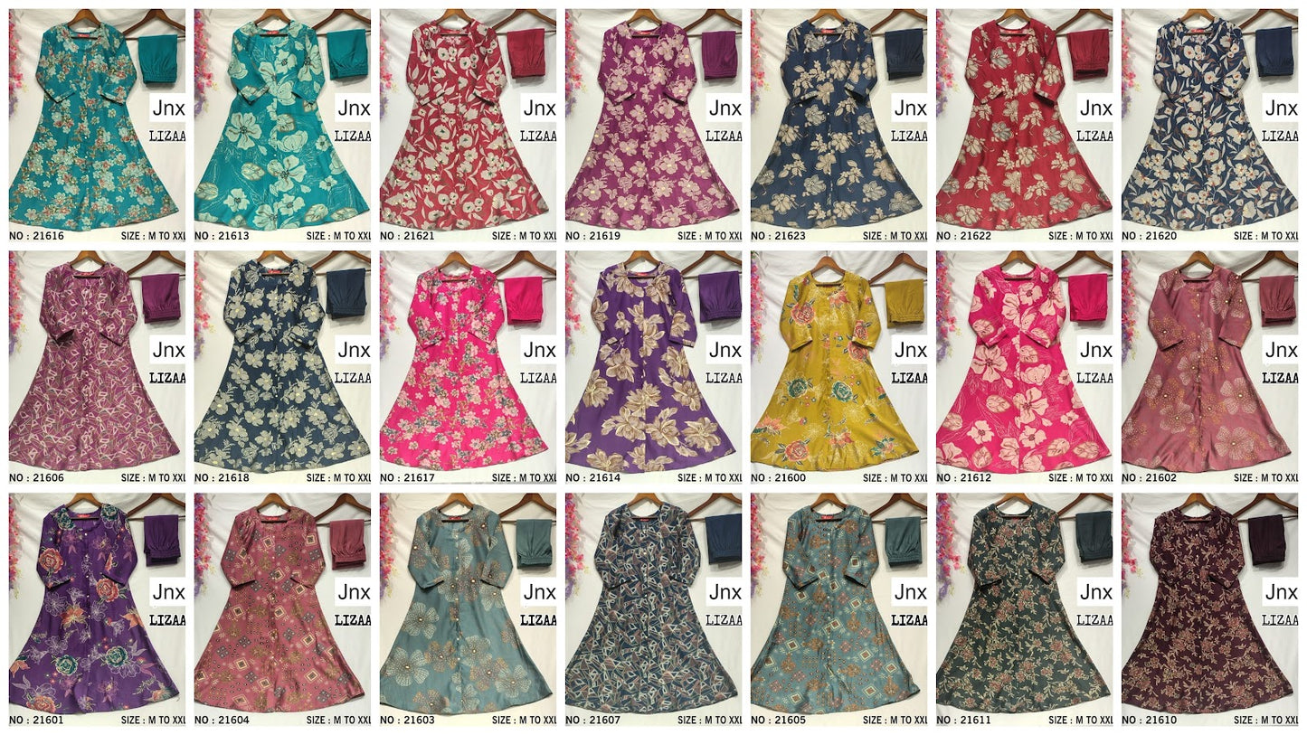 Lizaa Jnx Berlin Kurti Pant Set Wholesale
