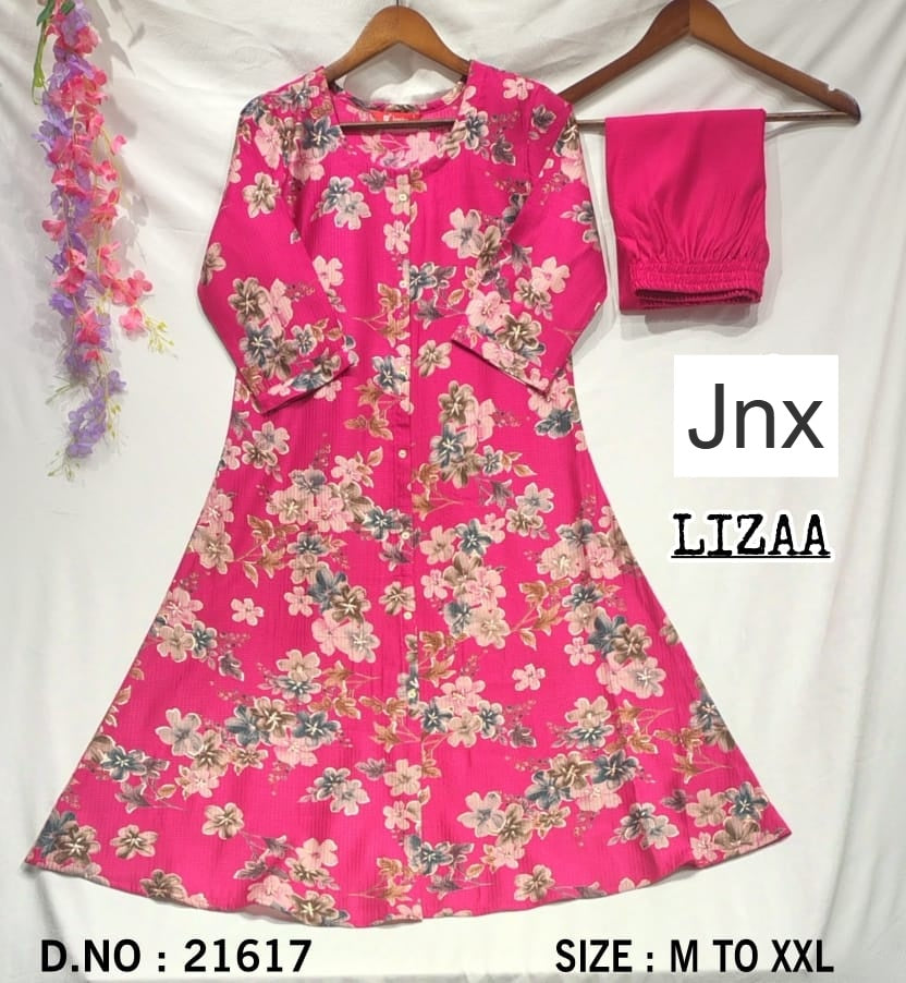 Lizaa Jnx Berlin Kurti Pant Set Wholesale