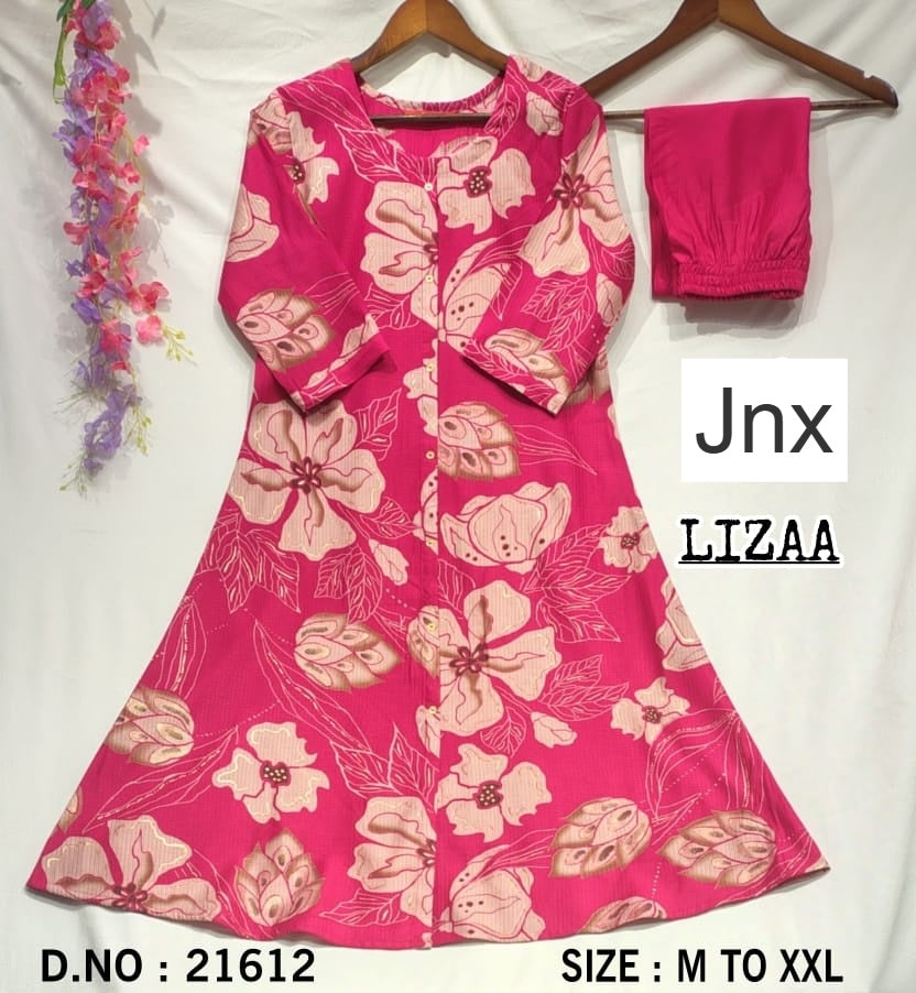 Lizaa Jnx Berlin Kurti Pant Set Wholesale
