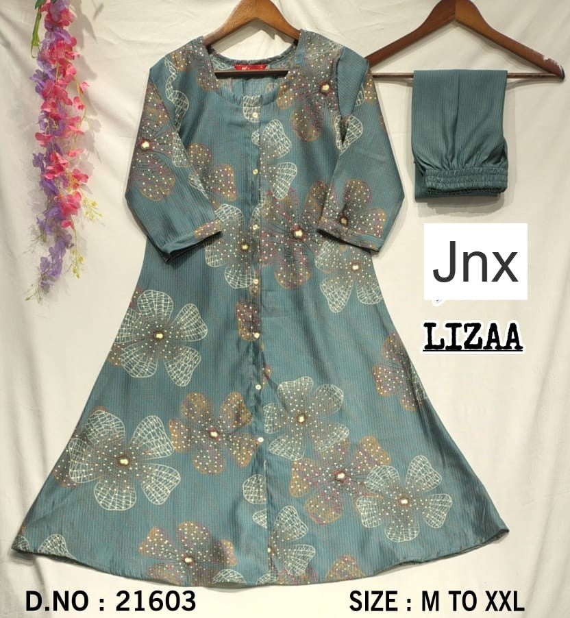 Lizaa Jnx Berlin Kurti Pant Set Wholesale