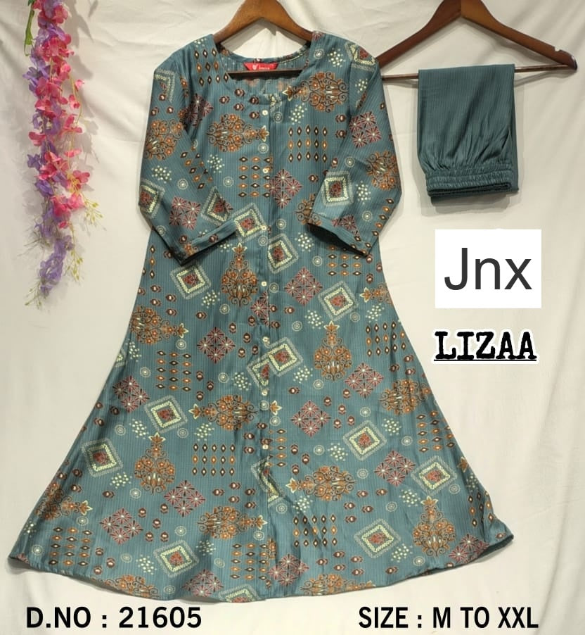 Lizaa Jnx Berlin Kurti Pant Set Wholesale