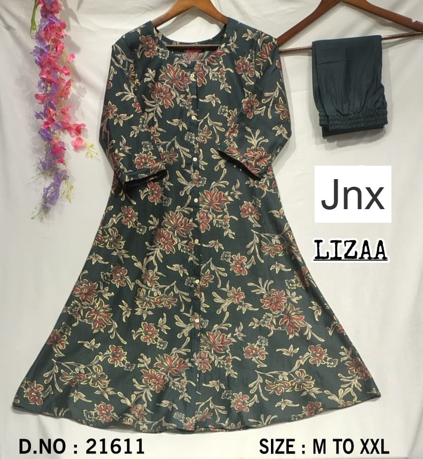 Lizaa Jnx Berlin Kurti Pant Set Wholesale