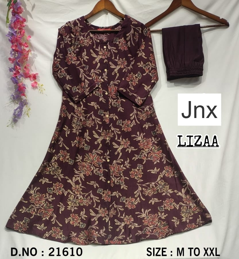 Lizaa Jnx Berlin Kurti Pant Set Wholesale