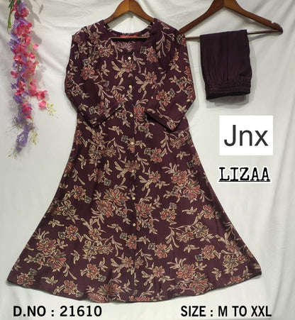 Lizaa Jnx Berlin Kurti Pant Set Wholesale