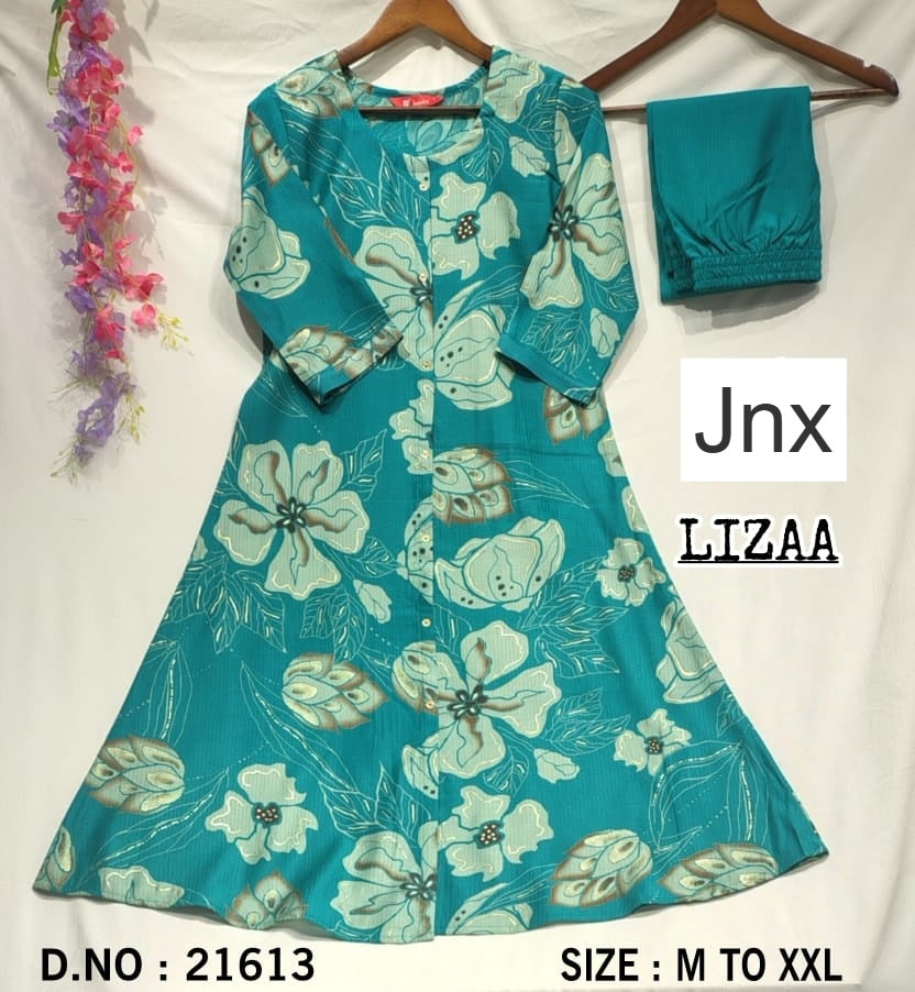 Lizaa Jnx Berlin Kurti Pant Set Wholesale