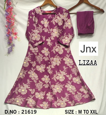 Lizaa Jnx Berlin Kurti Pant Set Wholesale