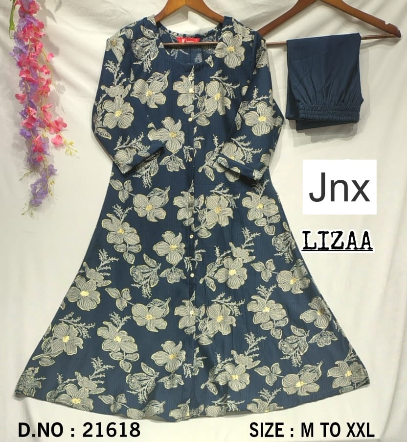 Lizaa Jnx Berlin Kurti Pant Set Wholesale