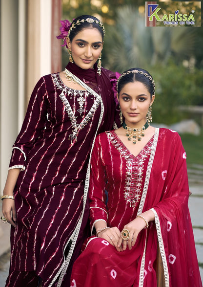 Lizaa Karissa Liva Rayon Readymade Suits Supplier India
