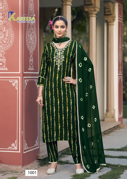 Lizaa Karissa Liva Rayon Readymade Suits Supplier India