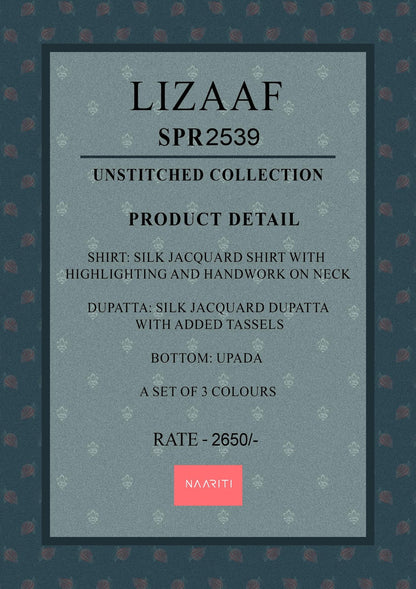 Lizaaf Naariti Silk Jacquard Pant Style Suits Manufacturer