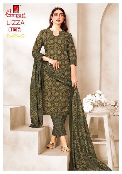 Lizza Vol 1 Pant Ganpati Cotton Dress Material Manufacturer India