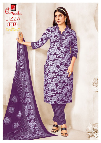 Lizza Vol 1 Pant Ganpati Cotton Dress Material Manufacturer India