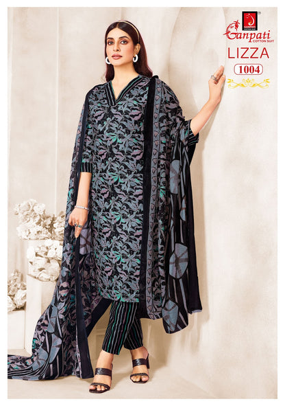 Lizza Vol 1 Pant Ganpati Cotton Dress Material Manufacturer India