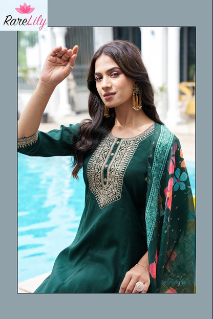 Lizza Vol 1 Rare Lily Roman Silk Readymade Anarkali Suits Manufacturer Ahmedabad