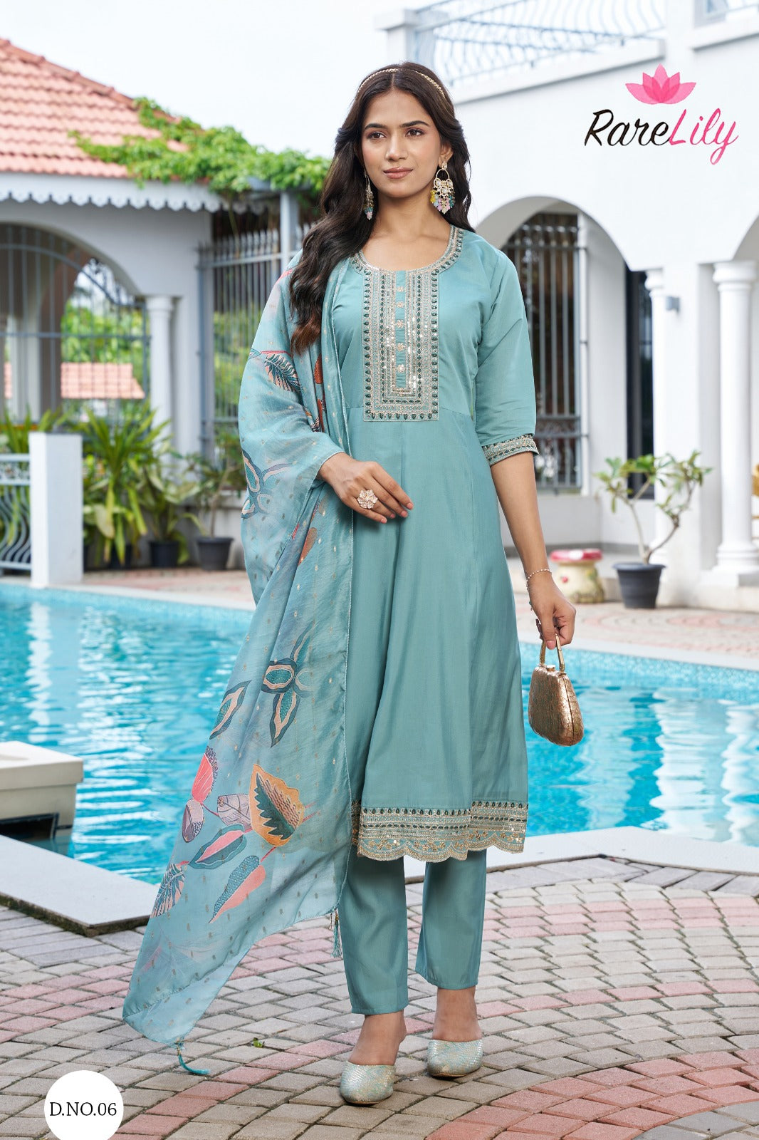 Lizza Vol 1 Rare Lily Roman Silk Readymade Anarkali Suits Manufacturer Ahmedabad